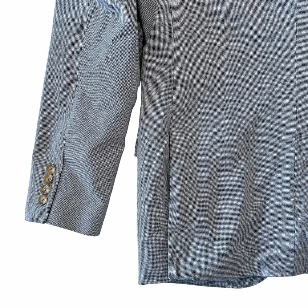 J.Crew Ludlow Men's Gray Blazer Size‎ 36R Gray Tessuti Carpini Jacket Preppy